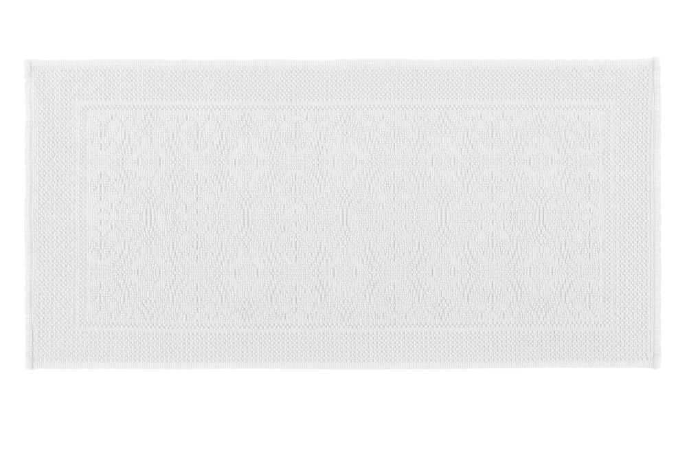 KYMI TAPIS DE BAIN BLANC 55X110